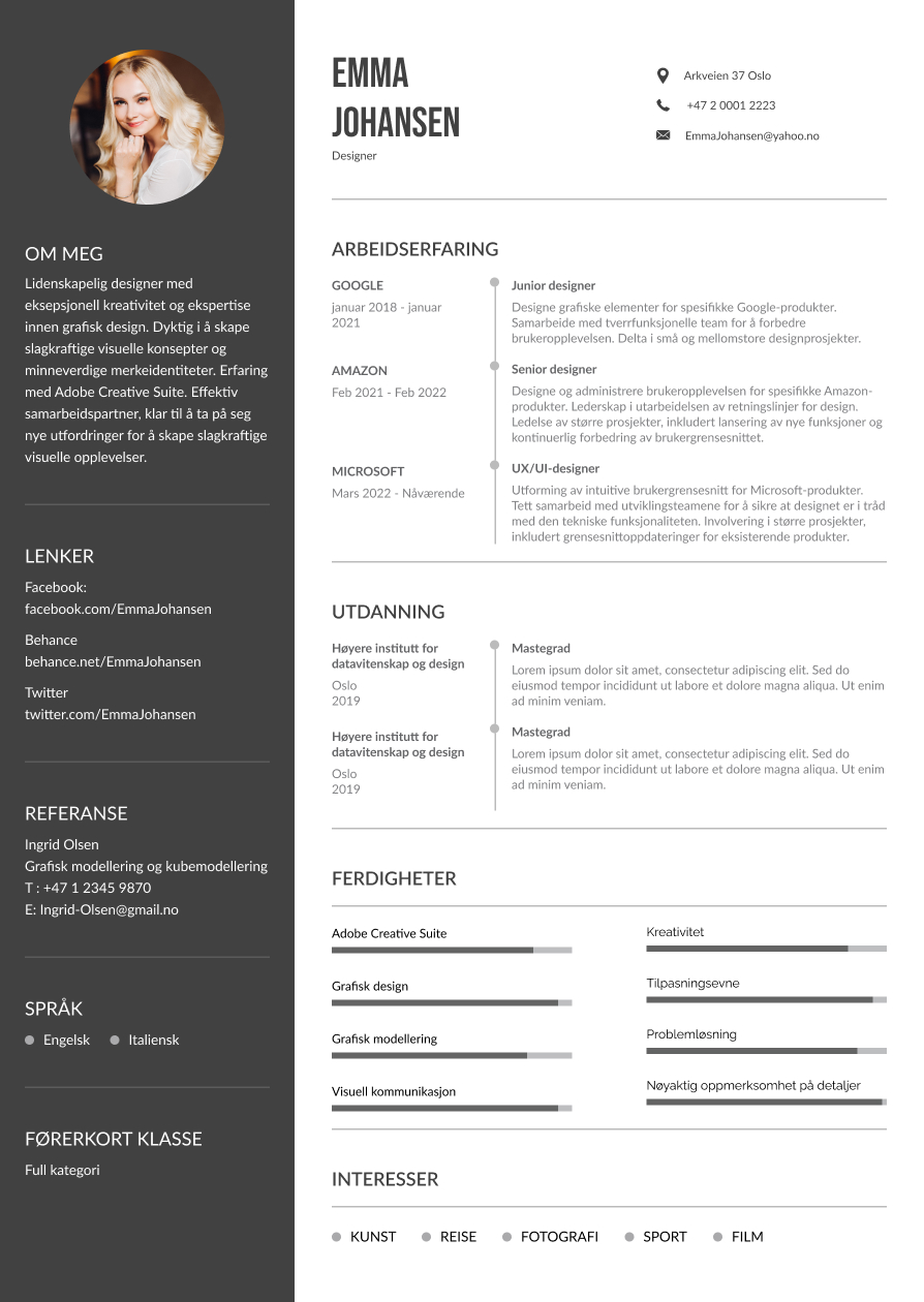 Best Online CV/Resume Builder - Resumedone