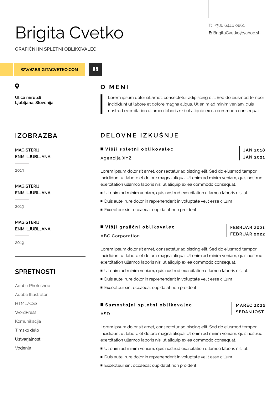 Best Online CV/Resume Builder - Elegantcv